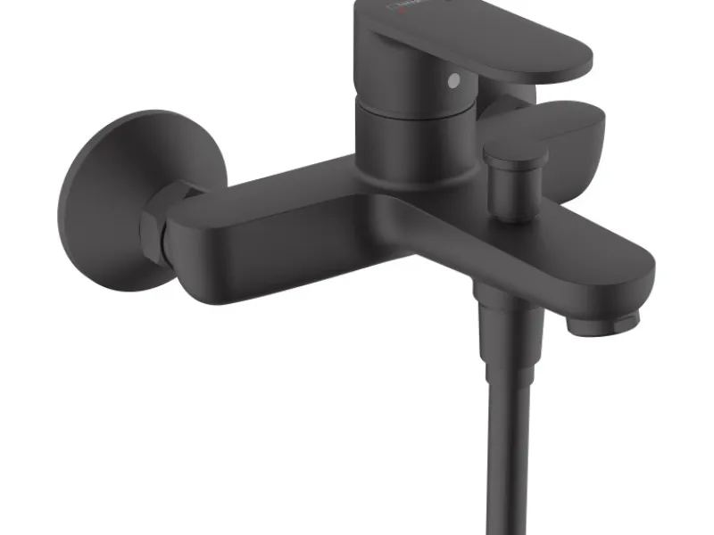Hansgrohe Einhebelmischer<Einhebel-Wannenmischer Vernis Blend Aufputz Matt Black