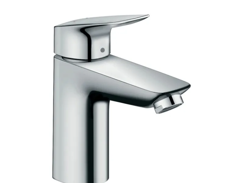Hansgrohe Einhebelmischer<Einhebel-Waschbeckenarmatur Logis 100 mm mit Zugstangen-Ablaufg. Chrom