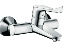 Hansgrohe Einhebelmischer<Einhebel-Waschtischmischer Focus Aufputz mit extra langem Griff Chrom