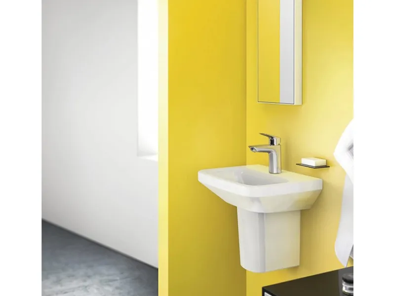 Hansgrohe Einhebelmischer<Einhebel-Waschtischarmatur Logis E 100 mm Chrom mit Zugstangen-Ablauf