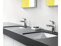 Hansgrohe Einhebelmischer<Einhebel-Waschtischarmatur Logis E 100 mm Chrom mit Zugstangen-Ablauf