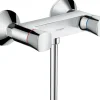 Hansgrohe Zweigriffarmatur<2-Griff Duscharmatur Logis Aufputz Chrom