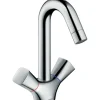 Hansgrohe 2-Griff Waschtischarmatur Logis 150 ohne Ablaufgarnitur Chrom< Zweigriffarmatur