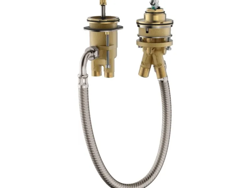 Hansgrohe Grundkörper für 2-Loch Wannenrandarmatur für Einhebelmischer< Einhebelmischer