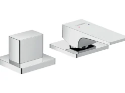 Hansgrohe 2-Loch Einhebel-Wannenrandarmatur Metropol mit Hebelgriff Chrom< Einhebelmischer