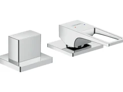 Hot Hansgrohe 2-Loch Einhebel-Wannenrandarmatur Metropol mit Bügelgriff Chrom