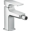 Clearance Hansgrohe Metropol Einhebel-Bidetmischer mit Hebelgriff und Push-Open Ablaufgarn