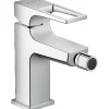 Hot Hansgrohe Metropol Einhebel-Bidetmischer mit Bügelgriff und Push-Open Ablaufgarn