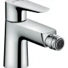 Outlet Hansgrohe Talis E Einhebel-Bidetmischer mit Zugstangen-Ablaufgarnitur Chrom
