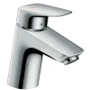 Outlet Hansgrohe Waschtischarmatur Logis 70 CoolStart EcoSmart Chrom mit Ablaufgarnitur