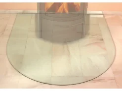 Hark Herde<Glasbodenplatte Groß mit Facettenschliff
