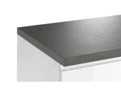 Best Held Möbel Held Küchen Küchenzeile Gera 360 cm Weiß/Beton mit E-Geräte