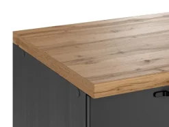 Discount Held Möbel Held Küchen Küchenzeile Kempten 300 cm Grau/Graphit mit E-Geräten Induktion