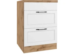 Held Möbel Kochfelder<Held Küchen Kochfeldschrank Kempten 60 cm Weiß/Wotan