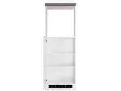 Held Möbel Herde<Held Küchen Ofen-Umbauschrank Gera 60 cm Weiß/Beton
