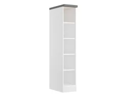 Best Held Möbel Held Küchen Offenes Regal Gera 30 cm Weiß/Beton