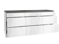 Held Möbel Küchenschränke<Held Küchen Unterschrank Gera 180 cm Weiß/Beton