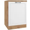 Sale Held Möbel Held Küchen Unterschrank Kempten 60 cm Weiß/Wotan