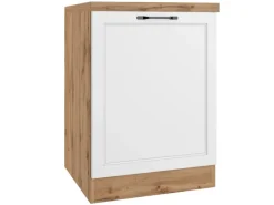 Sale Held Möbel Held Küchen Unterschrank Kempten 60 cm Weiß/Wotan