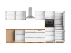 Held Möbel Winkelküchen<Held Küchen Winkelküche Kempten 360 cm Grau/Graphit mit E-Geräten Induktion