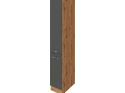 Held Möbel Apothekerschrank Sorrento 30x200x60cm 2 Auszüge Ant.-Wotan< Gefrierschränke|Kühlschränke