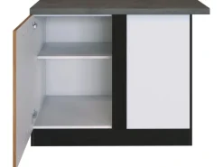 Sale Held Möbel Küchen-Eck-Unterschrank Sorrento 110x85x60cm Tür + EL-B. Wotan.-Graf.