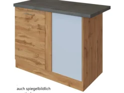 Held Möbel Küchen-Eck-Unterschrank Sorrento 110x85x60cm m.  Wotaneic.< Gefrierschränke|Kühlschränke