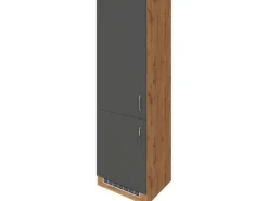 Held Möbel Küchen-Gefrierschrankumbau Sorrento 60x200x60 cm Anthr.-WotanEiche< Küchenschränke