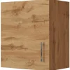 Online Held Möbel Küchen-Hängeschrank Sorrento BxHxT 50x 57x 34cm Wotaneiche-Wotaneiche