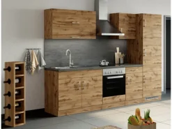 Online Held Möbel Küchen-Hängeschrank Sorrento BxHxT 50x 57x 34cm Wotaneiche-Wotaneiche