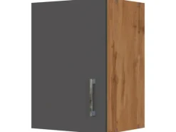Online Held Möbel Küchen-Hängeschrank Sorrento BxHxT 40x57x34cm Anthrazit-Wotaneiche