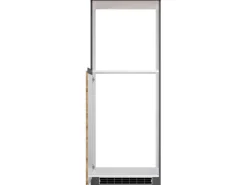 Clearance Held Möbel Küchen-Kühlschrank/Ofenumbauschrank  Turin 60 cm Wotaneiche/Graphit Wotaneiche-Graphit