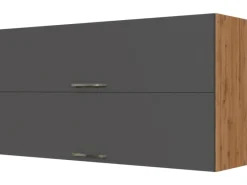 Held Möbel Küchen-Klapphängeschrank Sorrento B110xH57xT34cm Anthra.-WotanEiche