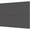 Sale Held Möbel Küchen-Klapphängeschrank Sorrento 100x57x34cm Anthra.-WotanEiche