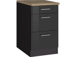 Held Möbel Küchenschränke<Küchenunterschrank Mailand 50 cm m. Auszügen Hochgl. /