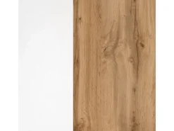 Clearance Held Möbel Küchenzeile 240 cm Matt Weiß-Wotaneiche