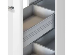 Clearance Held Möbel Küchenzeile Mailand 330 cm -Weiß Matt mit E-Geräten Weiß Hochglanz