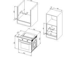 Held Möbel Küchenzeile Mailand 370 cm -Grau Matt mit E-Geräten< Winkelküchen|Einbauküchen