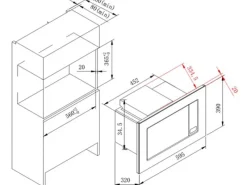 Discount Held Möbel Küchenzeile Mailand 330 cm -Weiß Matt mit E-Geräten Weiß Hochglanz