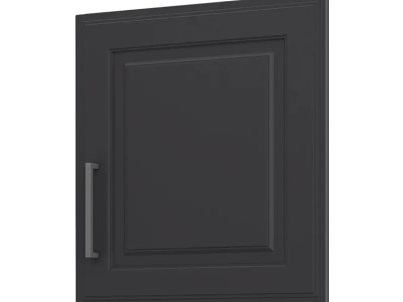 Best Held Möbel Küchenzeile Rom 290 cm Landhaus Grau Matt ohne E-Geräte Grau-Matt