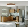 Sale Held Möbel Küchenzeile Sorrento 210 cm Wotaneiche-Wotaneiche Winkel