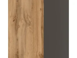 Clearance Held Möbel Küchenzeile Sorrento 270 cm Wotaneiche-Grafit ohne E-Geräte