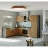 Held Möbel Herde|Kochfelder<Küchenzeile Sorrento 210/270 cm Wotaneiche-Grafit Winkel