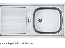 Held Möbel Küchenzeile Sorrento 360 cm Weiß-Wotaneiche< Einbauküchen|Gefrierschränke