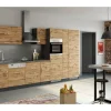 Best Held Möbel Küchenzeile Sorrento 360 cm Wotaneiche-Grafit
