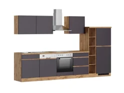 Held Möbel Winkelküchen<Küchenzeile Turin 330 cm mit E-Geräten