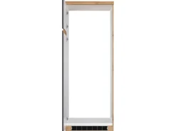 Best Held Möbel Umbauschrank für Kühl/Gefrierkombi Turin 60cm Graphit/WotanEiche Graphit-Wotaneiche