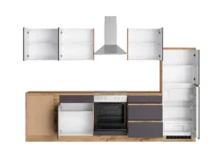Held Möbel Kühlschränke|Kochfelder<Winkelküche Turin 240 x 300 cm mit E-Geräten
