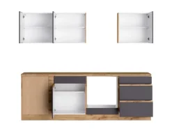 Held Möbel Winkelküche Turin 240 x 240 cm ohne E-Geräte< Winkelküchen