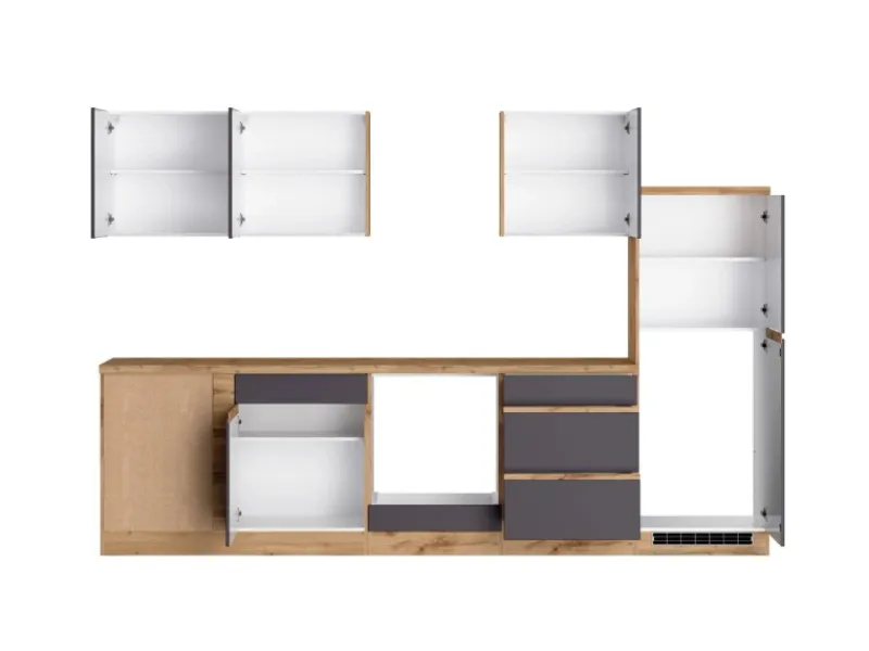 Held Möbel Winkelküche Turin 240 x 300 cm ohne E-Geräte< Winkelküchen